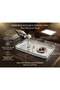 Rectangular Silver Mirror Serving Tray, Stainless Steel Decorative Tray for Tea, Coffee, Dates & Sweets, Compact Home & Majlis Tray – 40 × 26 × 4 cm - 4