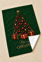 Tartan Christmas Pine Christmas Tree Green Red Plaid Patterned 2-Piece Kitchen Towel Set 35X55 - 5