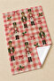 Nutcracker Blush Check Nutcracker and Pink Check Christmas Patterned 2-Piece Kitchen Towel Set 35X55 - 6
