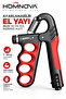 Adjustable Hand Spring 5-100 kg Hand Wrist Forearm and Grip Exercise Tool with Counter