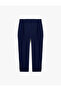 Layered High Waist Fabric Carrot Pants with Pockets - 3