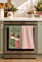 Stocking Pink Plaid Christmas Stockings and Pink Plaid Green Patterned 2-Piece Kitchen Towel Set 35X55 - 3