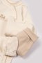 100% Cotton Newborn Baby Boy Hospital Discharge Set - Embroidered Overalls with Booties - 3