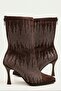 Women's Nowmer Brown Suede Stone Embroidered Boots - 3