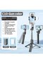 Smart Selfie Stick Tripod with 360° Auto Face Tracking & AI Gesture Control – Wireless Remote, Foldable Aluminum Alloy Stand, Anti-Shake Stabilizer for Live Streaming, Vlogging, and Photograp - 4