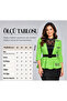 Plus Size, Belted, Stylish Blouse with Lace Details - 5