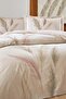Miscanthus Double Elastic Sheet Duvet Cover Set - Cream - 3