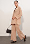 Women's Ayrobin Kimono Pants Double Set 30101 - Beige - 3