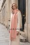 Women's Thick Winter Shawl/Scarf with Piping Detail and Tassels - 5