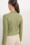 Women's Button Detailed Long Sleeve Blouse 40044 - Çağla - 6