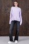 Lila Oversized Crew Neck Women's Knitwear Sweater - 5