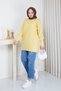 Women's Knitted Crew Neck Knitwear Tunic - 2