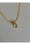 G Letter Stainless Steel Gold Necklace - 3
