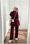 Women's Zipper Pocket Sports Vest and Pants Two-Piece Set - 3