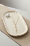 Brass Gold Color Zircon Stone Manifest Model Women's Necklace