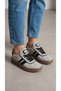 4758 Sneaker Lace-Up Daily Walking Unisex Sports Shoes - Orthopedic Light Sole Nubuck Daily Sports Shoes - 2