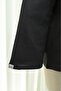 Crew Neck Long Sleeve Oversize Combed Cotton Sweatshirt - Black - 4