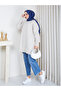 Women's Silvery Soft Textured Knitwear Tunic - 4