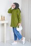 Women's Knitted Crew Neck Knitwear Tunic - 4