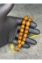 Otutturma İmameli High-End Collectible Crimped Amber Prayer Beads - 3