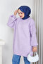 Women's Chain Braided Knitwear Tunic - 4