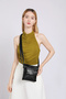 Cross Strap Mini Size Vertical Design Daily Phone and Market Bag Powder - 4