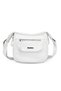 Daily Use Small Size Side Pocket Detailed Long Strap Women's Crossbody and Shoulder Bag White