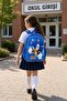 Blue Hedgehog Primary School School Bag Children's Student Backpack Daily Use 38 X 28 X 17 - 2
