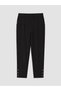 Özmarka New Season Black Women's Trousers with Elastic Waist - 4