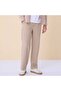 Men Relaxed Linen Cotton Straight Khakis