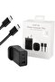 65W Super Fast Charger with 1M USB-C Cable|3-Port UK Plug Fast Charging Adapter | USB-C PD 65W + 25W & USB-A 15W| Compatible with Samsung Galaxy S Series, Z Fold, A/M Series & All Phones - 8