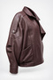 Oversize Terra Deri Ceket - 6