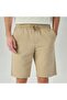 Men's Slim Peach Twill Elastic Shorts - 7