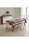 Christmas Tablecloth with Santa Claus – Decorative New Year Tablecloth with Christmas Pattern - 2