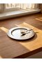 Colorless Metal Round Tray (W6) - 4