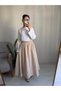 Women's Lined Long Skirt - 4