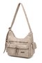 Daily Multi-Pocket Long Strap Women's Crossbody and Shoulder Bag Dark Beige - 2
