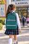 Turquoise Luxury Primary School School Bag Children's Student Backpack Daily Use 45 X 30 X 15