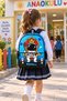 King Astronaut Luxury Kindergarten School Bag Kids Backpack Daily Use 32 X 24 X 8 cm - 7