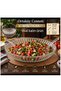 Glass Oval Salad Serving Bowl Decorative Quality Thick Product 30 cm Length 23 cm Width 6.5 cm Height - 2