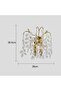 | Gold Modern Wall Light | Indoor Decorative Wall Fixture - 4