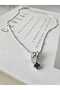 Stainless Steel Zircon Stone Necklace - 5