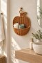 Amora Apple-Shaped Wicker Wall Basket – Decorative Hanging Organizer Basket, Bohemian Kitchen and Living Space Decor - 6