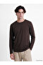 Esvab • Modern & Distinctive Zero Roba Collar Long Sleeve Combed Cotton Men's T-Shirt - 2