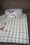 Navy Blue-Brown Striped Pocketed Cotton Comfortable Fit Premium Men's Shirt - 3