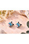 Handmade Murano Glass Grey Cat Head Beads (2 Pieces) - 2
