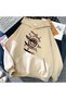 Unisex Beige Low Shoulder Oversize Hooded Casual Sweatshirt with Kangaroo Pocket