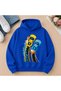 Unisex Children's Hooded Sweatshirt Printed 3-Yarn Hooded Sweatshirt -