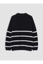 Navy Blue Half-Zip Knit Sweater for Boys - 3
