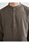 Esvab • Modern & Distinctive Comfortable Fit Stand Collar Long Sleeve Men's Shirt - 3